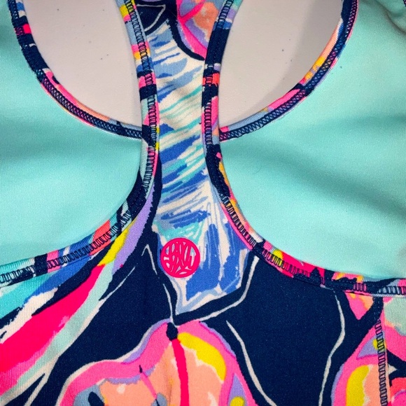 Lilly Pulitzer NWT Teegan Sports Bra Boho Bateau - Picture 7 of 11